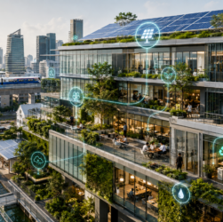 Green PropTech: เทคโนโลยีความยั่งยืนกำลังปรับโฉมอาคารไทยสู่อนาคต Net-Zero อย่างไร Green PropTech: เทคโนโลยีความยั่งยืนกำลังปรับโฉมอาคารไทยสู่อนาคต Net-Zero อย่างไร